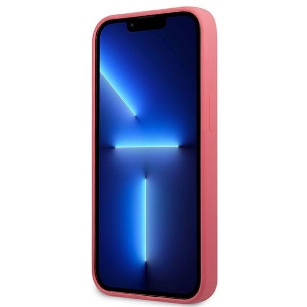 Karl Lagerfeld iPhone 13 mini Skal Silicone Plaque - Fuchsia