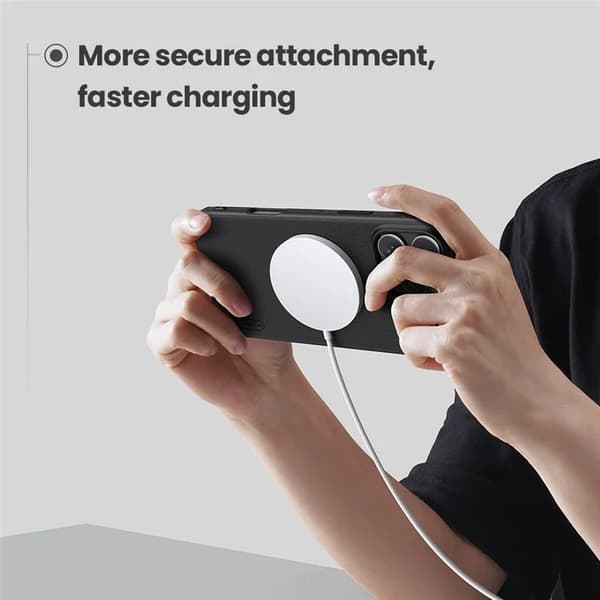 Nillkin Mobilskal till iPhone 16 Pro MagSafe Frosted Shield Pro Svart