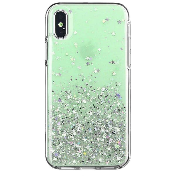Wozinsky Star Glitter iPhone 12 Pro Max Skal Grön Grön