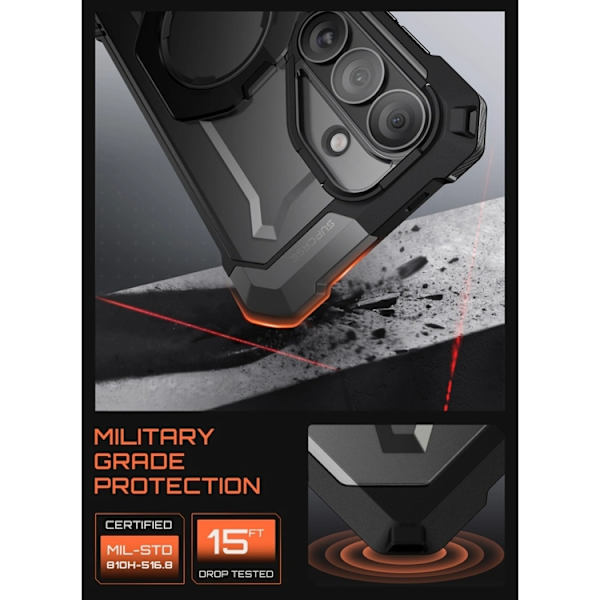 SupCase Mobilskal Til Galaxy S26 Magsafe UB Grip Svart