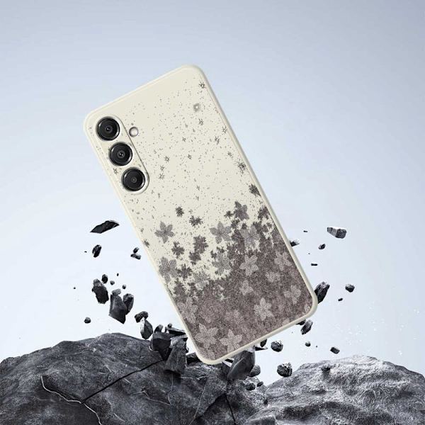 Mobilskal för Samsung Galaxy S26 Plus TPU - Grön med blommönster