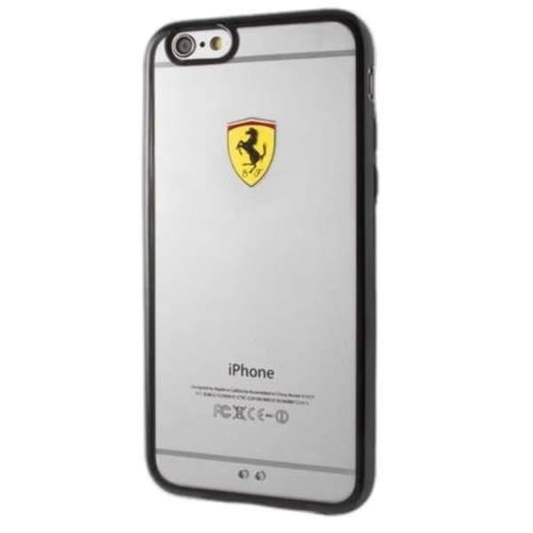 Ferrari Racing Shield Skal iPhone 6 / 6S Plus - Transparent Svart Svart