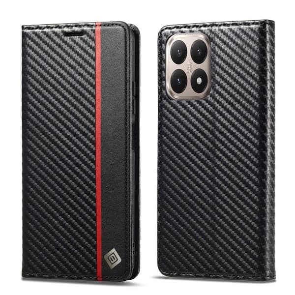 LC.IMEEKE Xiaomi 15T Plånboksfodral Konstläder - Vertikal Rand