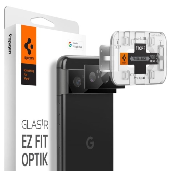 Spigen Google Pixel 8 Kameralinsskydd i Härdat Glas EZ Fit