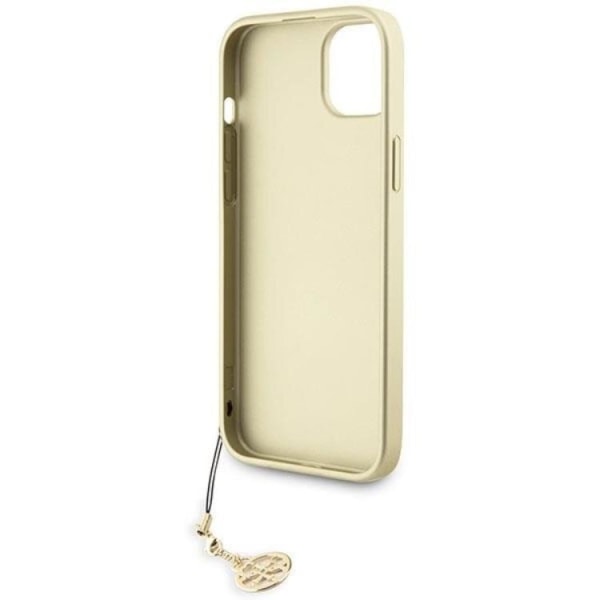 Guess iPhone 15 Mobilcover 4G Charm Collection - Brun
