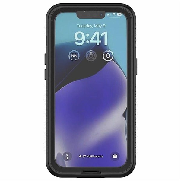 iPhone 15 Plus Mobilskal IP68 Vattentätt - Svart Svart