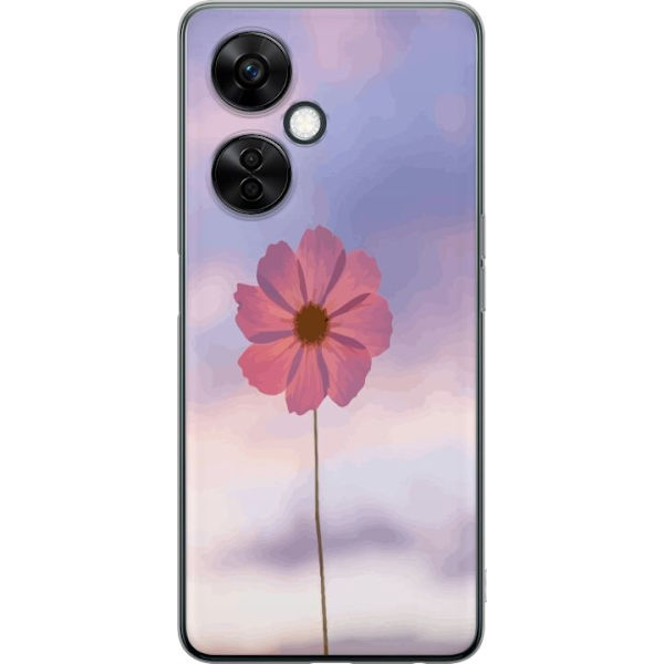 Mobilcover til OnePlus Nord CE3 med Rosa blomst