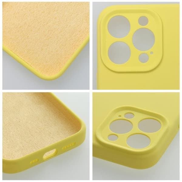 Telefontaske til iPhone 16 Plus Silikone 2mm - Citron Gul