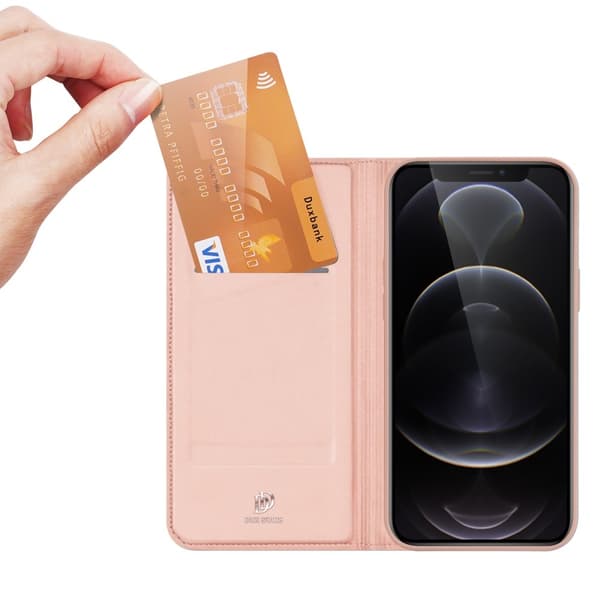 Dux Ducis Skin Series Plånboksfodral iPhone 13 Pro Max - RoseGold Roséguld
