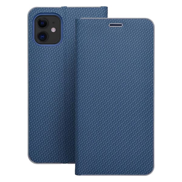 iPhone 17 Pro Max Pung Etui Luna Carbon - Blå Blå