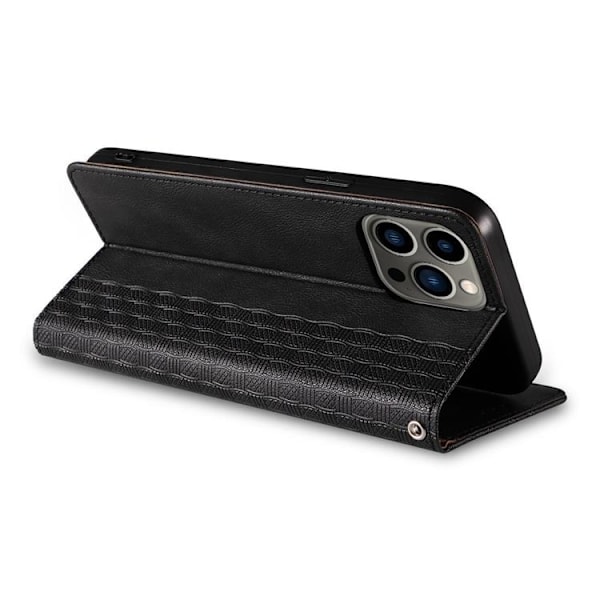 Galaxy S23 Lompakkokotelo Magnet Strap - Musta Black