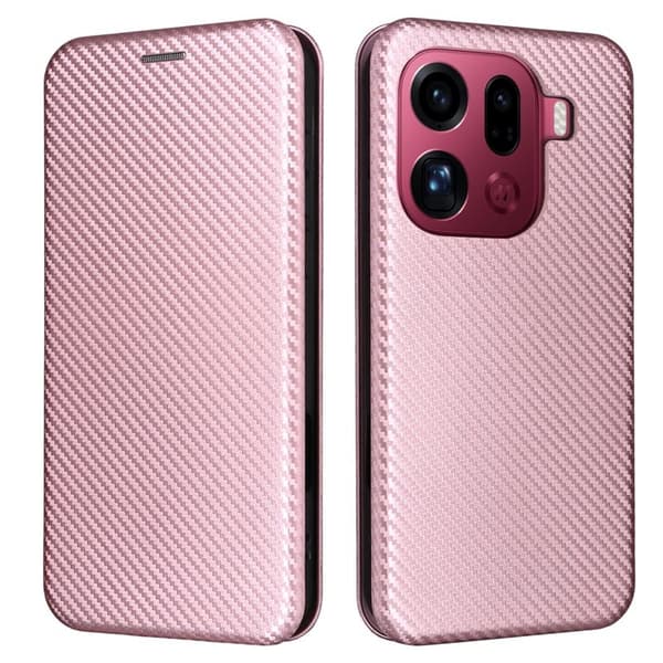Oppo Find X9 Pro 5G Fodral KonstLäder - Roséguld