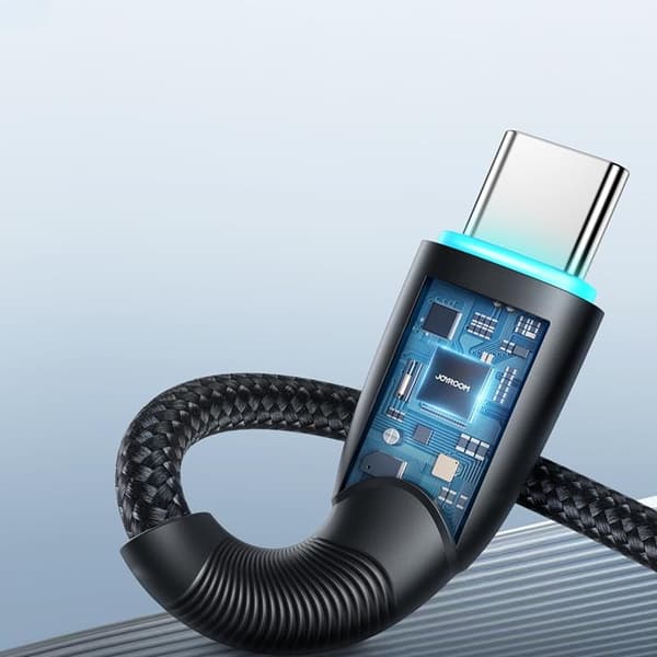 Joyroom Starry USB-C till USB-C 60W -kabel 1m - Svart Black
