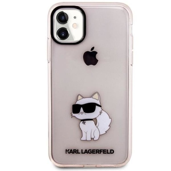 Karl Lagerfeld iPhone 11 / XR Mobilskal Ikonik Choupette - Pinkki