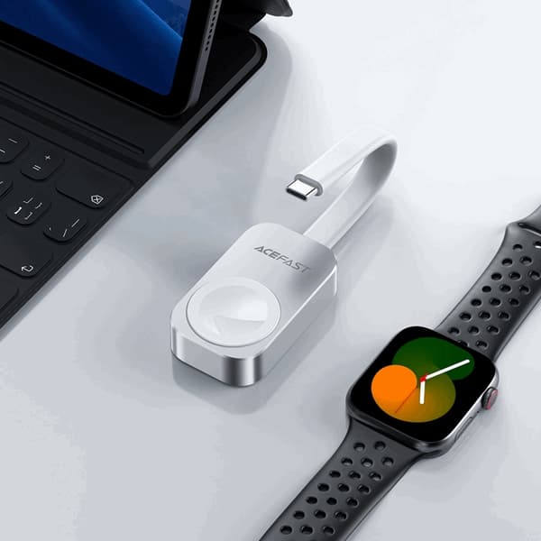 Acefast E21 5W Trådlös Laddare för Apple Watch - Silver