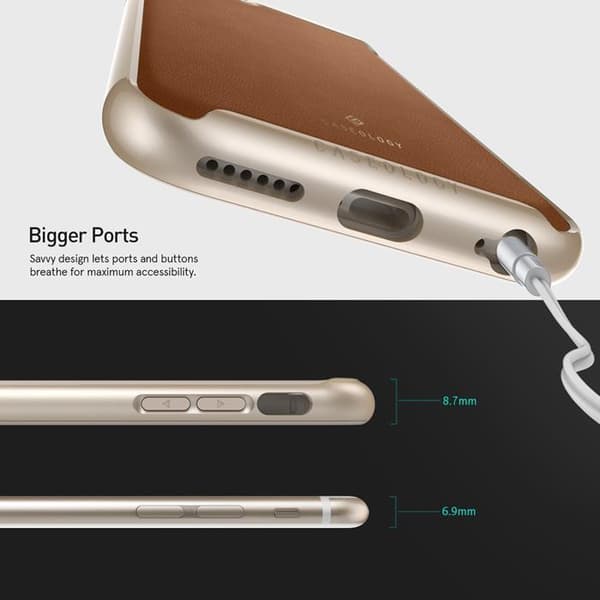 Caseology Envoy Cover til Apple iPhone 6 / 6S - Brun Brown