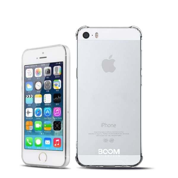 Stødsikker bomkasse til iPhone 5/5S/SE 2020 (NR) Transparent