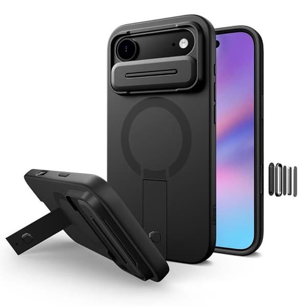 Tech-Protect iPhone Air Magsafe Kevlar Aura Telefontaske - Sort Svart