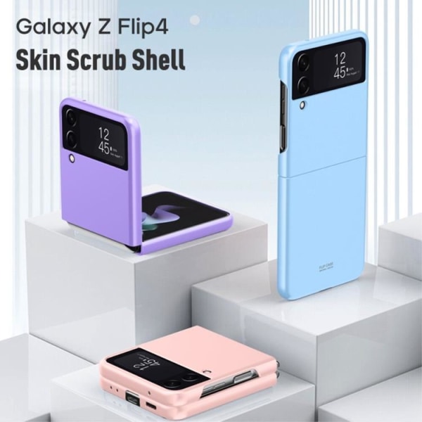 Galaxy Z Flip 4 Skal Rubberized - Lila