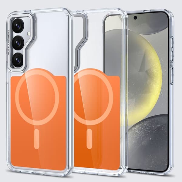 Mobilskal för Samsung Galaxy S26 Magnetiskt Shockproof TPU - Orange