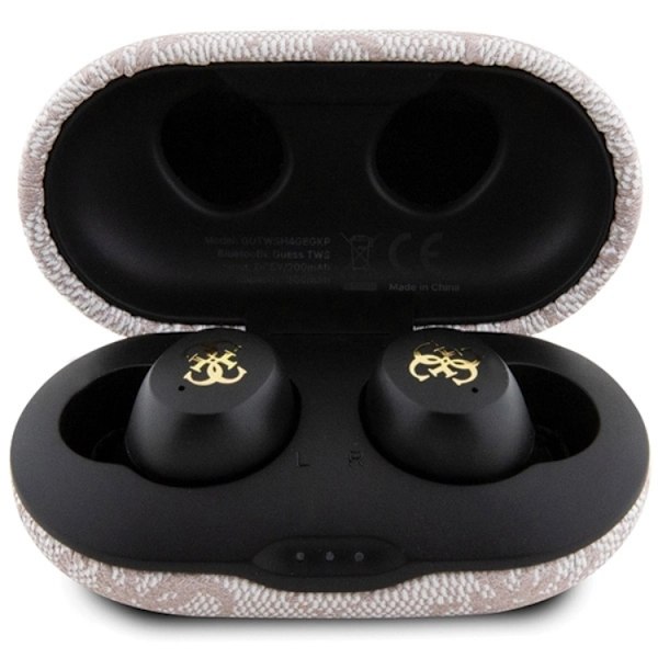 Guess TWS In-ear Hörlurar Bluetooth Metall - Rosa
