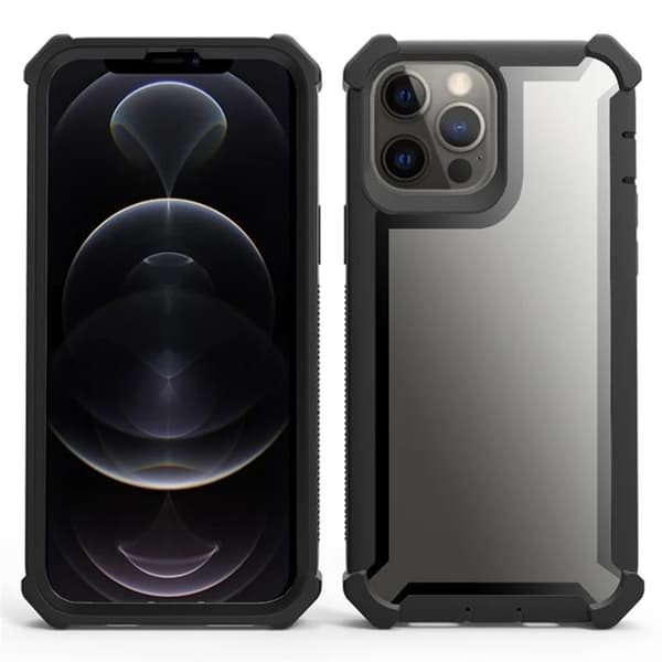 Mobilskal till iPhone 14 Pro Max TPU + PC Shockproof - Svart Svart