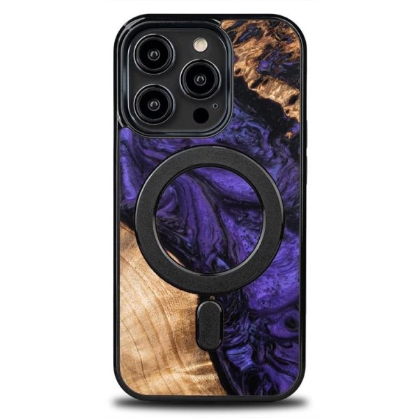 Bewood iPhone 13 Pro Max Mobilcover Magsafe Unique Voilet - Sort