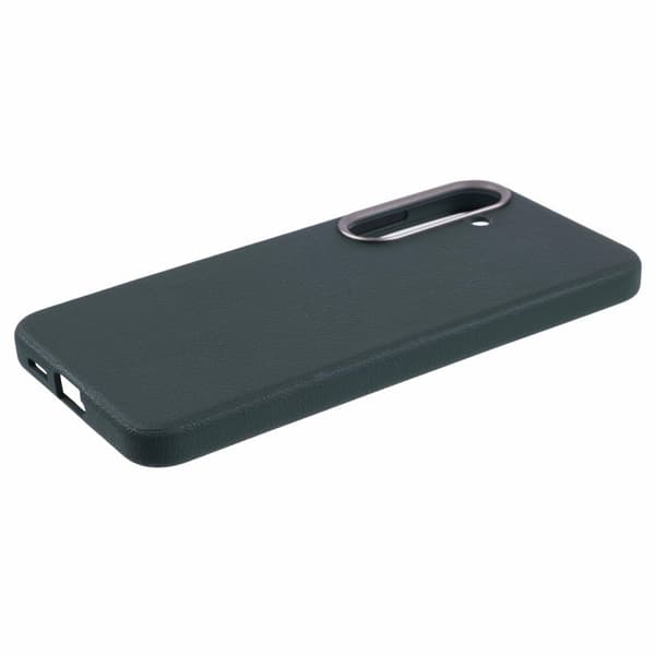 X-LEVEL Mobilskal till Samsung Galaxy S24+ Slim PU Läder + Hård PC Grön