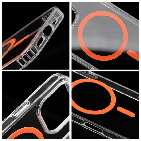 Telefontaske til iPhone 12 Pro Max MagSafe Drop Glue - Orange Orange