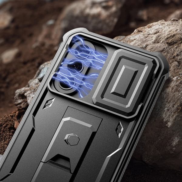 Tech-Protect [2-Pack] Mobilskal För Galaxy A57 5G Kevlar Camplus - Svart Svart
