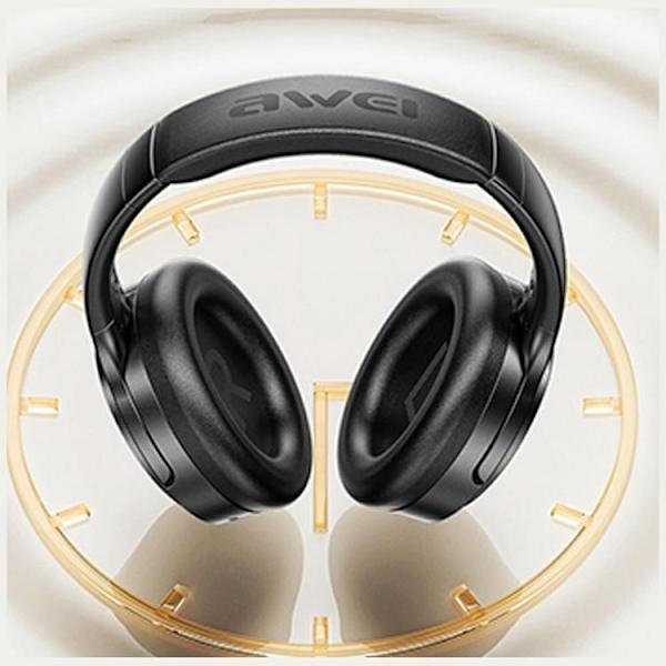Awei Over-Ear Trådlösa Hörlurar Bluetooth AT20 - Vit Vit
