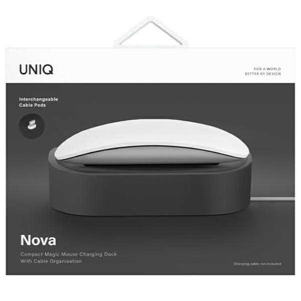 UNIQ Magic Mouse Dockingstation Nova - Mørkegrå Grå