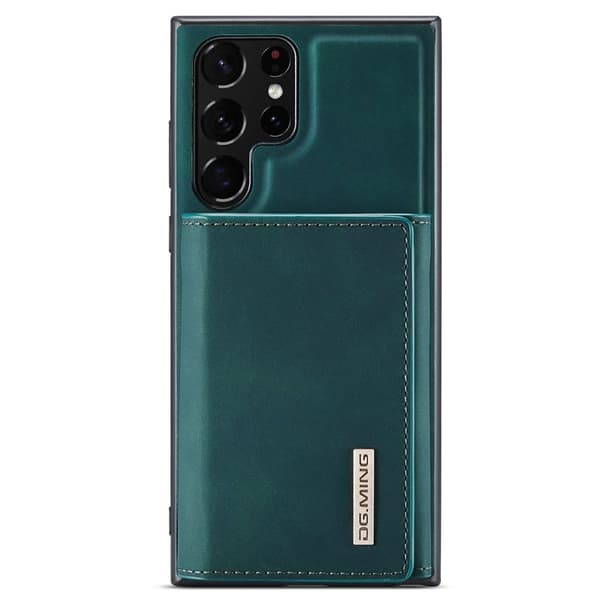 DG.MING M1 Wallet Mobilskal för Samsung Galaxy S22 Ultra 5G - Grön