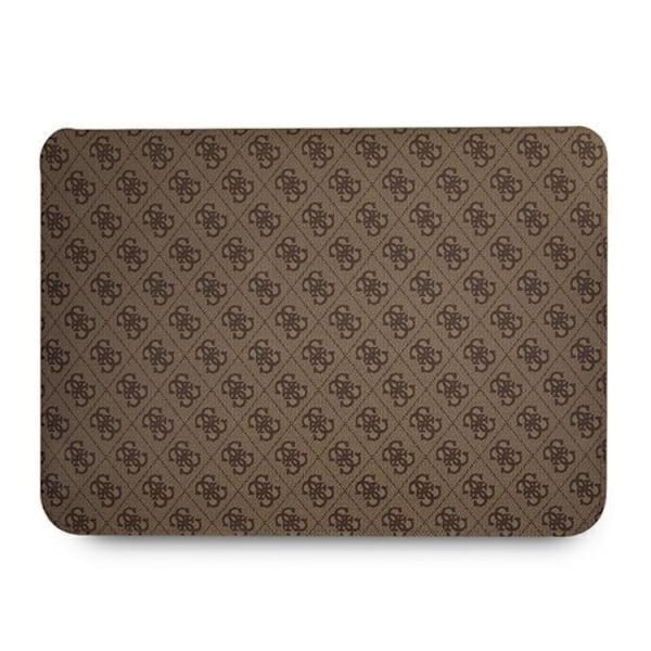 Guess Datorfodral 13/14'' Uptown Triangle Logo - Brun