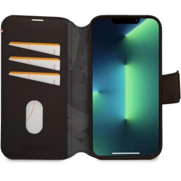 Decoded iPhone 14 Pro Max Plånboksfodral Magsafe Detachable - Brun
