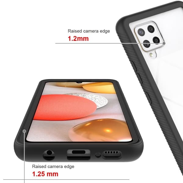 Tech-Protect Defense360 mobiltelefonetui Galaxy A42 5G Sort Black