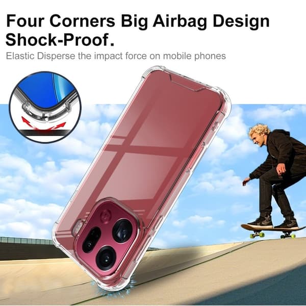 IMAK Mobilskal till Oppo Find X9 Pro 5G Plast Transparent - Pattern No.1