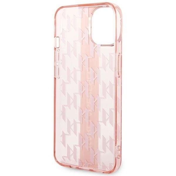 Karl Lagerfeld iPhone 14 Plus Skal Mono Vertical Stripe - Rosa