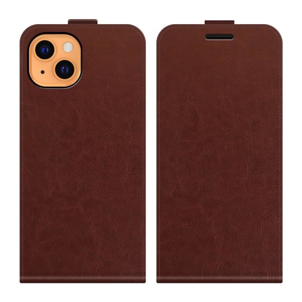 Flipfodral med kortplats till iPhone 13 Mini - Brun Brown