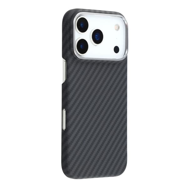 Mobilskal till iPhone 17 Pro MagSafe Carbon Fiber Grå