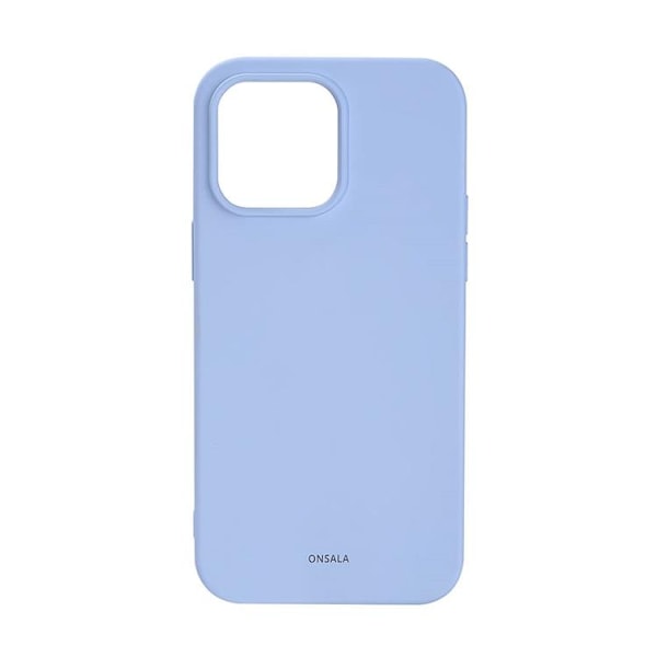 ONSALA iPhone 14 Pro Max Skal Silikon Chalk - Ljusblå Blå