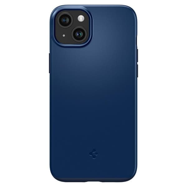 Spigen iPhone 15 Plus -puhelimen suojakuori Thin Fit - sininen Blå