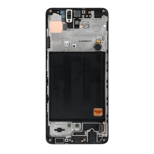 Galaxy A51 Skärm med LCD-display A515F Service Pack Svart
