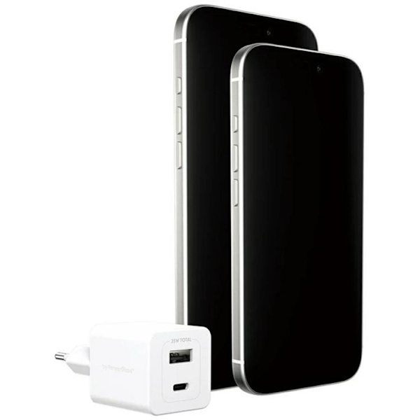 Empower by PanzerGlass Snabbladdare 35W 1xUSB-C 1xUSB-A - Silver Silver