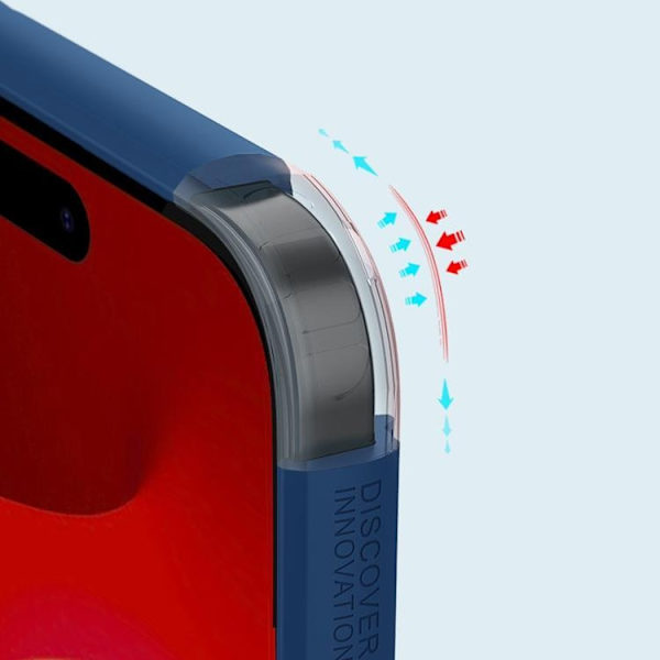 Nillkin iPhone 15 Plus Mobilskal Super Frosted Shield Pro Sort Blå