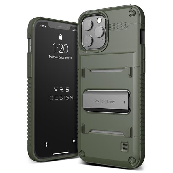VRS DESIGN Damda QuickStand iPhone 12 Pro Max Skal - Grön Green