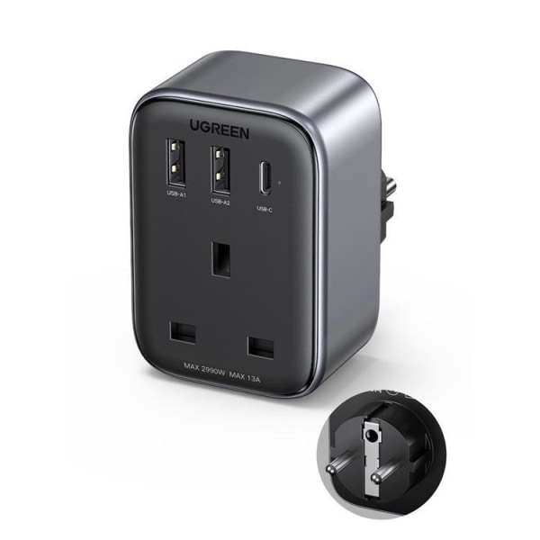 Ugreen Wall Charger Adapter 30W - Sort