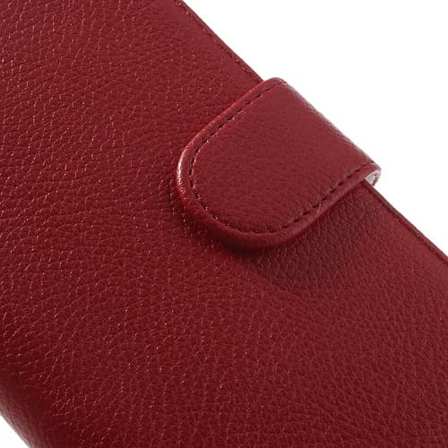Embossed Plånboksväska till LG G Flex (Röd) Röd