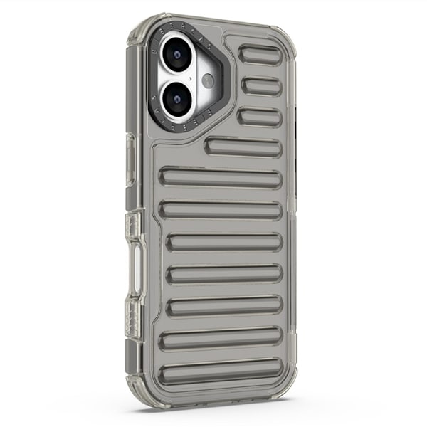 Mobilskal till iPhone 17 Stripe Design Detachable - Grå Grå