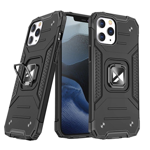 Wozinsky Ring Kickstand Tough Skal iPhone 13 Pro - Svart Svart